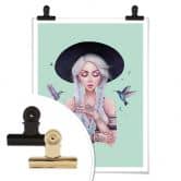 Poster Korenkova - Boho Girl 2 mint 