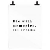 Poster 1X Studio - Die with memories 