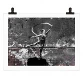 Poster Banksy Danseuse acrobatique (art d'ukraine) 