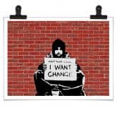 Poster Banksy - Keep Coins 