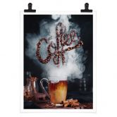 Poster Belenko - odeur de café 
