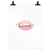 Poster Bisous 