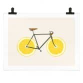 Poster Lemon Bicycle - Bodart 