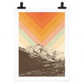 Poster Bodart - Retro Mountain Landscape 