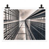 Poster Brown - Wolkenkratzer 