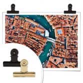 Poster Colombo - Venedig von oben 