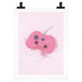 Poster Eleonora - Pink Gaming Controller 