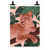 Poster Goed Blauw - Goldener Panther 