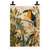 Poster Goed Blauw - Paradies 