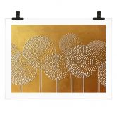 Poster Witte parelbloemen - Grande 
