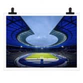Poster Hertha BSC Blaues Olympiastadion 
