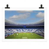 Poster Hertha BSC - Hertha Choreo in der Ostkurve 