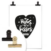 Poster Hugs and kisses 