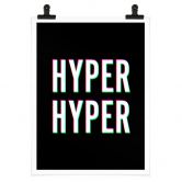 Poster Hyper Hyper - Glitch Effekt 