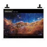 Poster James Webb Telescope - Carina Nebula Compass 