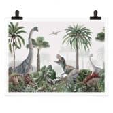 Poster Kikki Belle - Les aventures des dinosaures 