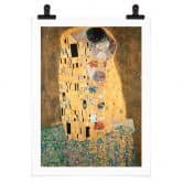 Poster Klimt - Der Kuss 