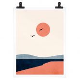 Poster Kubistika - Auf einer Reise 