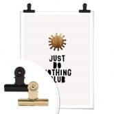Poster Kubistika - Do Nothing Club 