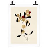Poster Kubistika - Goldene Beeren 