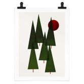 Poster Kubistika - Pinède Foret 
