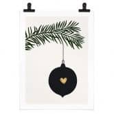 Poster Kubistika - Boule de Noel 