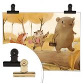 Poster Loske - Picknick im Herbst 