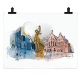 Poster Frankfurt - Love your City 