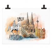 Poster Love your City - Köln 