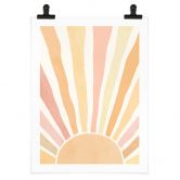 Plakat Boho-solstråler - Manovski 