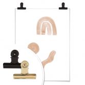 Poster Nouveauprints - Abstrakt in Sand 