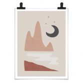 Poster Orara Studio - Landschaft bei Nacht 