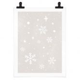 Plakat Orara Studio - Golden Snowflakes 