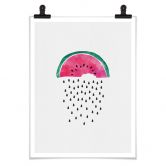 Poster Orara Studio - Wassermelonen Regen 