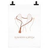 Poster Ramadan Kareem Handen 