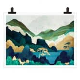 Poster SpaceFrog Designs - Dans les montagnes 