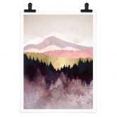 Poster SpaceFrog Designs - forêt violette 