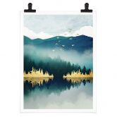 Poster SpaceFrog Designs - Morgenruhe 