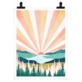 Poster SpaceFrog Designs - Retro Sommer 