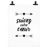 Poster Suivez votre cœur 