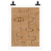 Poster Miuus Studio - Abstract Gezicht 