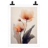 Poster Zarte Blüten - Blumenposter - Treechild 