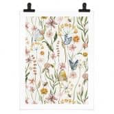 Poster Lenteweide met vlinders - UN Designs 