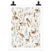 Poster Spatzen und Rotkehlchen - UN Designs 
