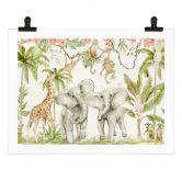 Plakat Dyr i den tropiske jungle - UN Designs 