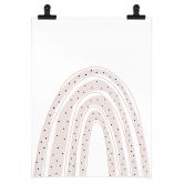 Kinderzimmer Poster uplusmestudio - Regenbogen mit Punkten 