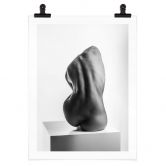 Poster Valevicius - Sinnliche Skulptur eines weiblichen Rückens 
