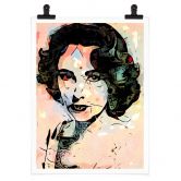 Poster Zamart - Hommage an Miro - Liz Taylor 