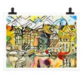 Poster Zamart - Kandinsky meets Amsterdam 