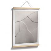 Poster Structures abstraites en beige doux - Böhmer 